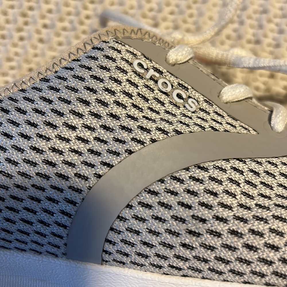 Crocs LiteRide Mesh  Gray Comfort Sneakers Women's Size 10 - Picture 6 of 11